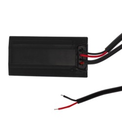 Ψηφιακό θερμόμετρο KOSO ψυγείου μοτοσυκλέτας/αυτοκινήτου με σύνδεσμο σωλήνων διαμέτρου 18mm κόκκινο