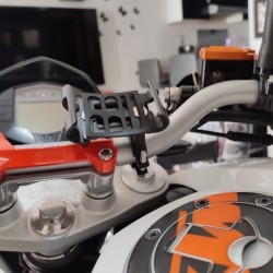 Aluminum Motorcycle Mobile Holder Universal Red
