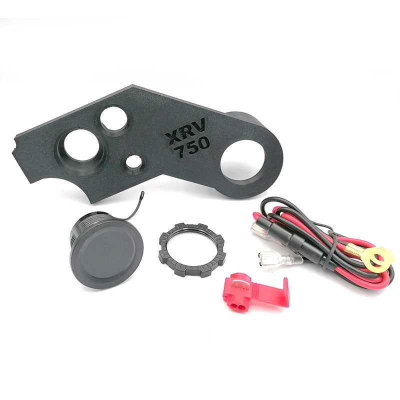 Voltmeter With Mount For Honda XRV 750 Africa Twin 3D Print