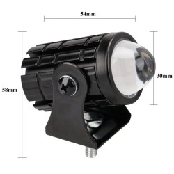 LED Motorcycle Spotlights Universal White & Yellow