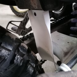 Λασπωτήρας Πίσω Honda CRF 450 R X 3D Print Μαύρο