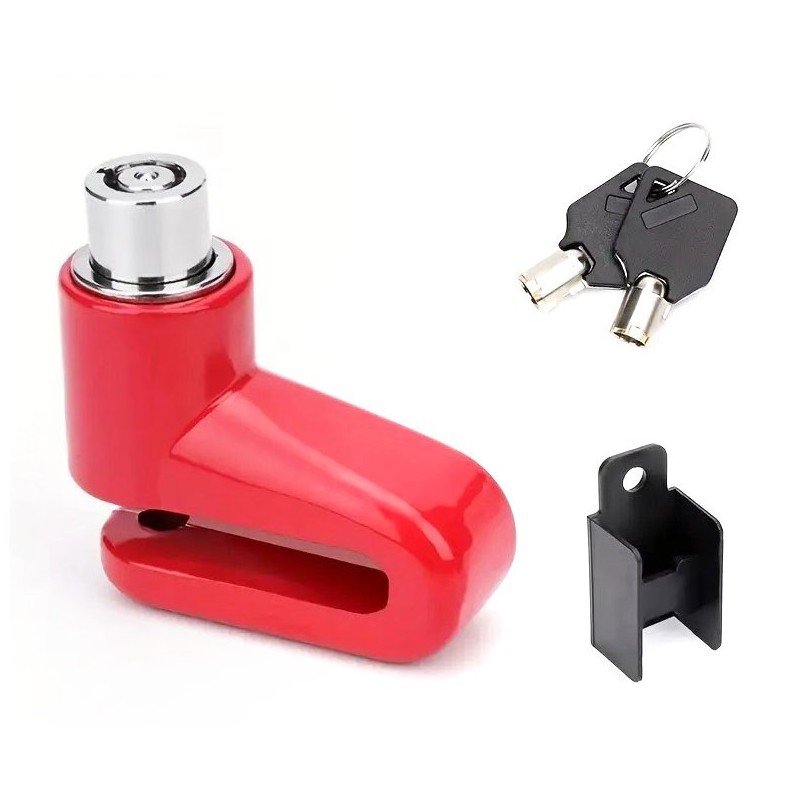 Κλειδαριά Δισκόφρενου Mini Κόκκινο