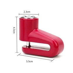 Κλειδαριά Δισκόφρενου Mini Κόκκινο