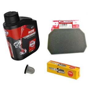 Κιτ Σέρβις Daytona Velos 125 – Λάδι 10W-40 - Φίλτρο Αέρος - Σίτα Λαδιού - Μπουζί NGK