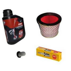 Κιτ Σέρβις Sym VF 185 – Λάδι 15W-50 - Φίλτρο Αέρος - Σίτα Λαδιού - Μπουζί NGK