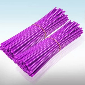 Καλύμματα Καλαμάκια Ακτινών Τροχού 72 τεμ - Μώβ