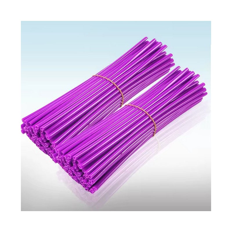 Καλύμματα Καλαμάκια Ακτινών Τροχού 72 τεμ - Μώβ