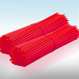 Καλύμματα Καλαμάκια Ακτινών Τροχού 72 τεμ - Κόκκινο