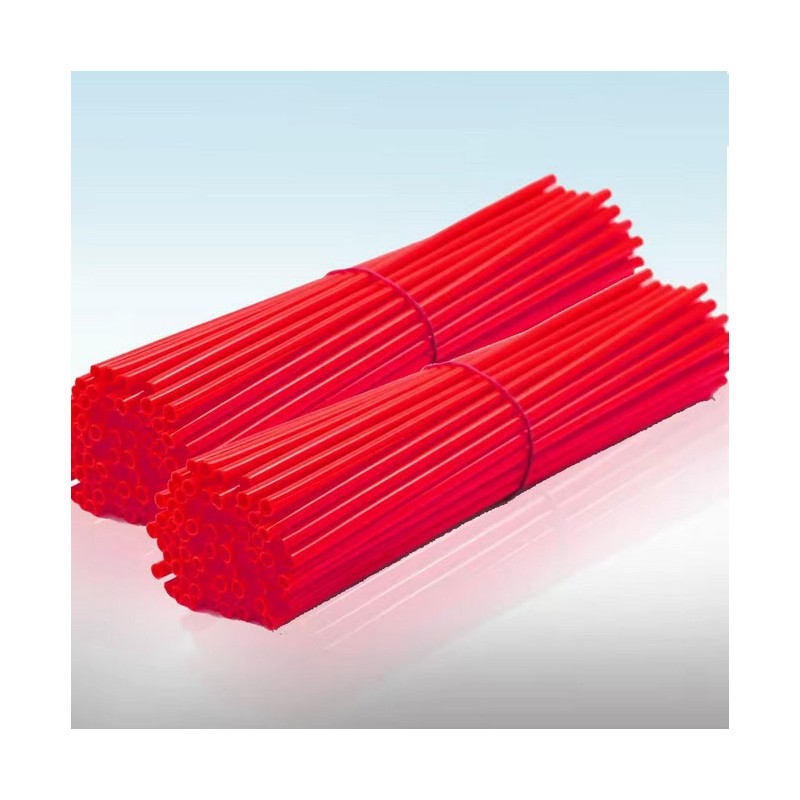 Καλύμματα Καλαμάκια Ακτινών Τροχού 72 τεμ - Κόκκινο