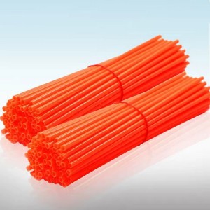 Καλύμματα Καλαμάκια Ακτινών Τροχού 72 τεμ - Πορτοκαλί