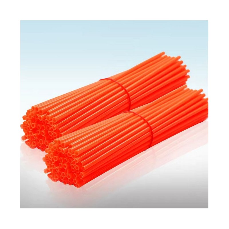 Καλύμματα Καλαμάκια Ακτινών Τροχού 72 τεμ - Πορτοκαλί