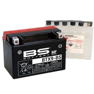 Μπαταρία BS BATTERY BTX9-BS - XT 600 -XTZ 660 - CB 400 SF - NX 650 DOMINATOR