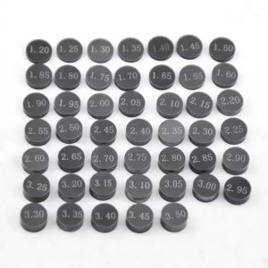 Σετ Κασετίνα Καπελώτα Βαλβιδών (SHIMS) Διάμετρου 7,48mm Και Πάχος Από 1,20mm Έως 3,50mm