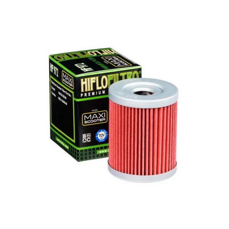 Φίλτρο Λαδιού HF 972 HIFLOFILTRO Suzuki Burgman 250 400 - Sym Maxsym 400 600 - Yamaha Majesty 400