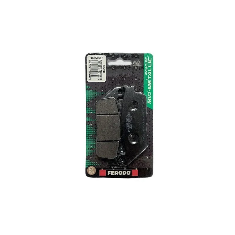 Ferodo FDB2225 ECO FRICTION Brake Pads (FA196) Front Honda SH 125 150 350 ADV 350 - Yamaha X-Max 125 250 - Kymco Xciting 300