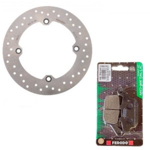 Σετ Δισκόπλακα Πίσω Και Τακάκια Για Honda XRV 750 Africa Twin 1990 - 2003