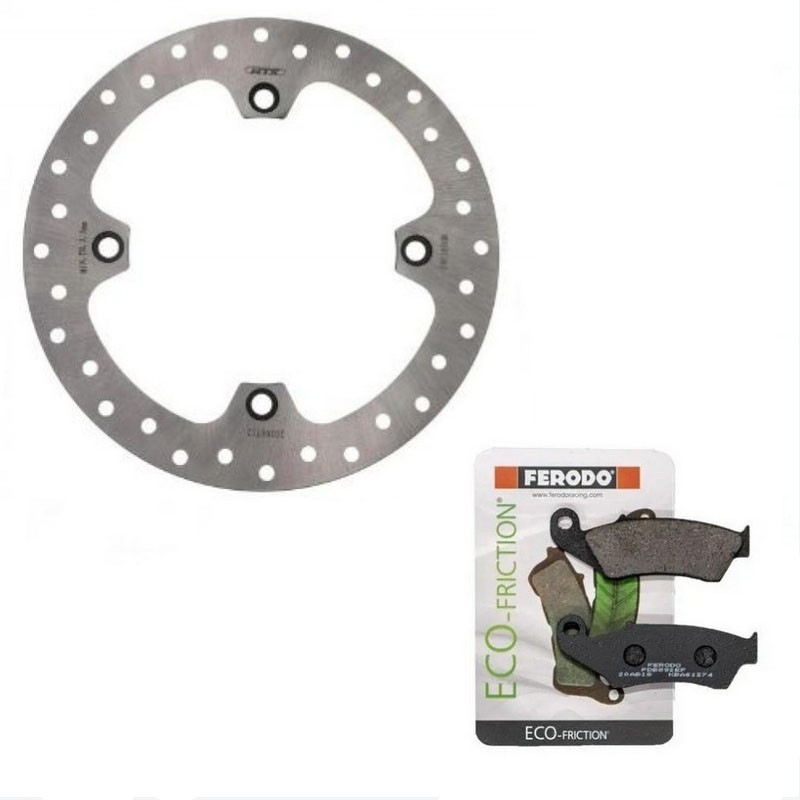 Σετ Δισκόπλακα Εμπρός Και Τακάκια Για Honda Transalp XLV 600 - 650 - 700