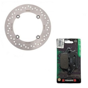 Σετ Δισκόπλακα Πίσω Και Τακάκια  Για Suzuki V-Strom DL650 - 1000