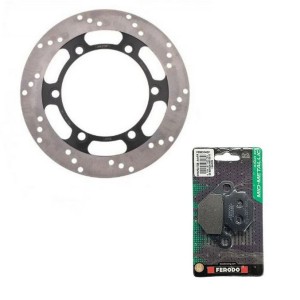 Σετ Δισκόπλακα Πίσω Και Τακάκια Για  Kawasaki KLE 500