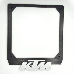 Base - License Plate Frame with KTM Logo - 3D Print