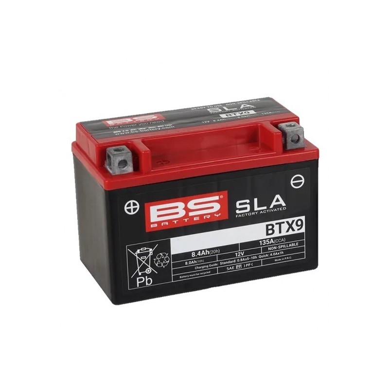 copy of Μπαταρία BS BATTERY BTX9-BS - XT 600 -XTZ 660 - CB 400 SF - NX 650 DOMINATOR