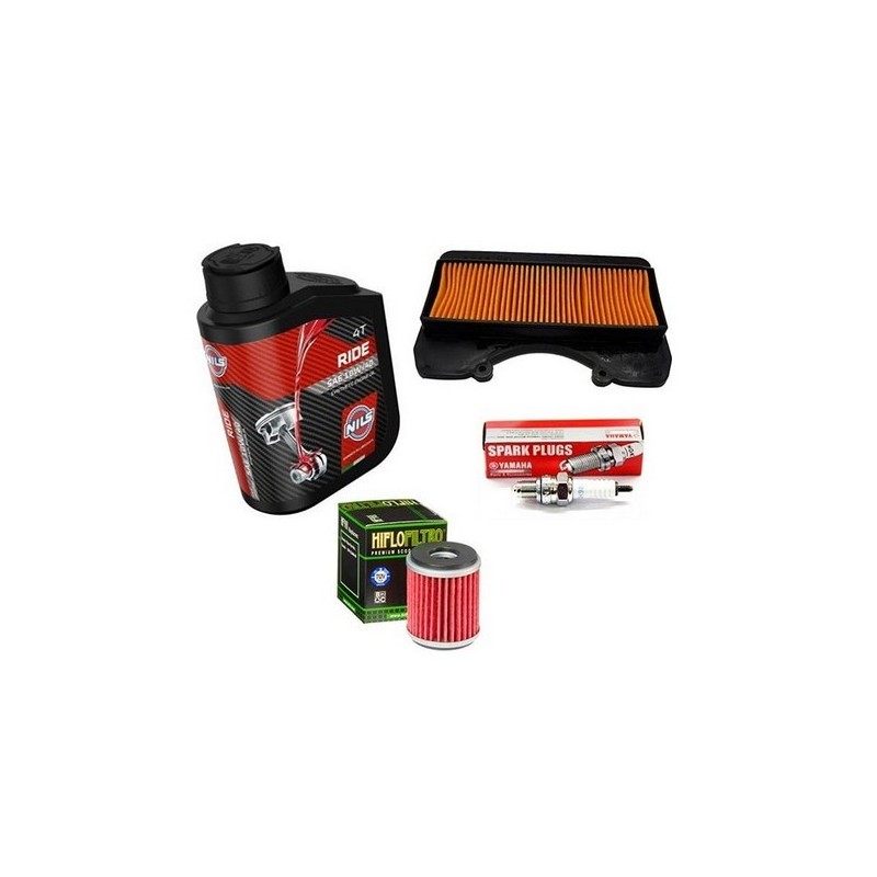 Yamaha Crypton S 115 Service Kit – Oil 10W-40 - Air Filter - Oil Filter - Spark Plug