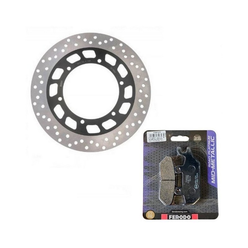 Front Brake Disc Set and Pads for Yamaha XT 600E