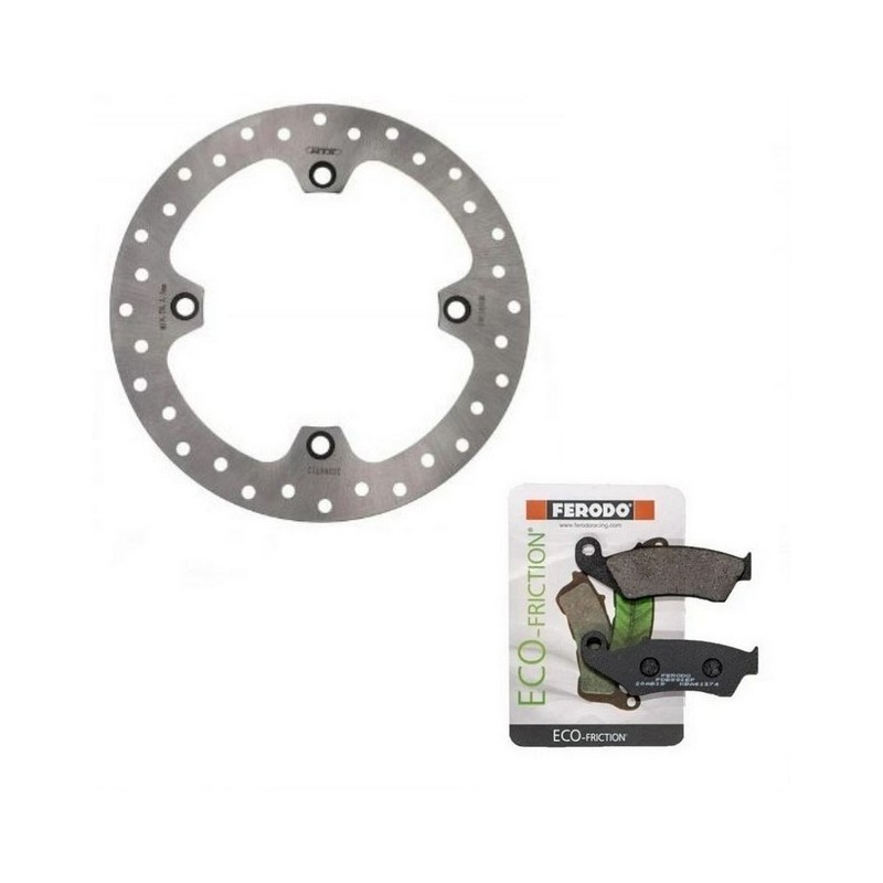 Front Brake Disc Set and Pads For Honda Transalp XLV 600 - 650 - 700