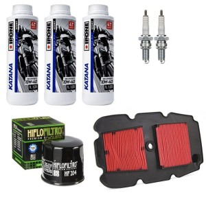 Κιτ Σέρβις Honda XLV 700 Transalp – Λάδι 10W-40 - Φίλτρο Αέρος - Φίλτρο Λαδιού - Μπουζί