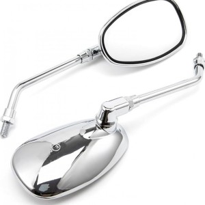 Oval Mirror Set For Yamaha Virago XV 250