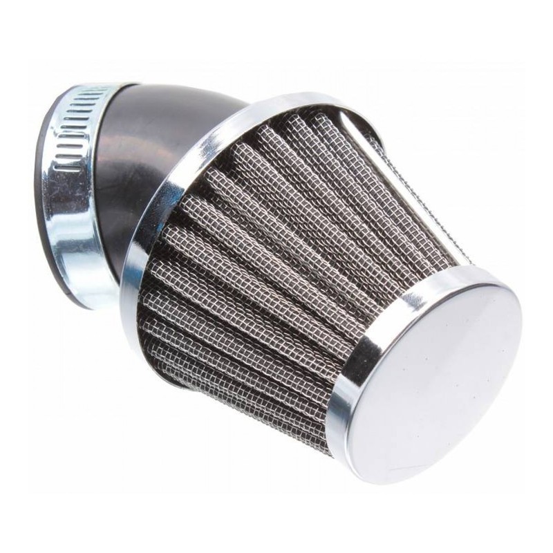 Motorcycle Air Filter Cone Angled 45 Degrees 35mm