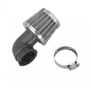 Motorcycle Air Filter Cone Angled 90 Degrees 35mm