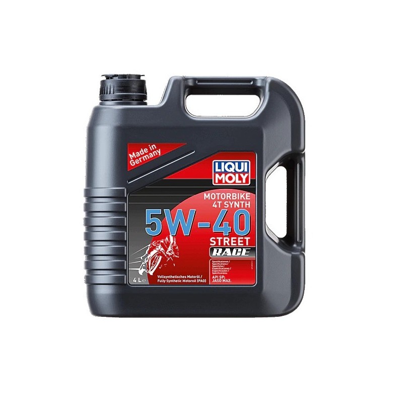 Liqui Moly Motorbike 4T Synth 5W-40 Street Race Engine Oil 4L