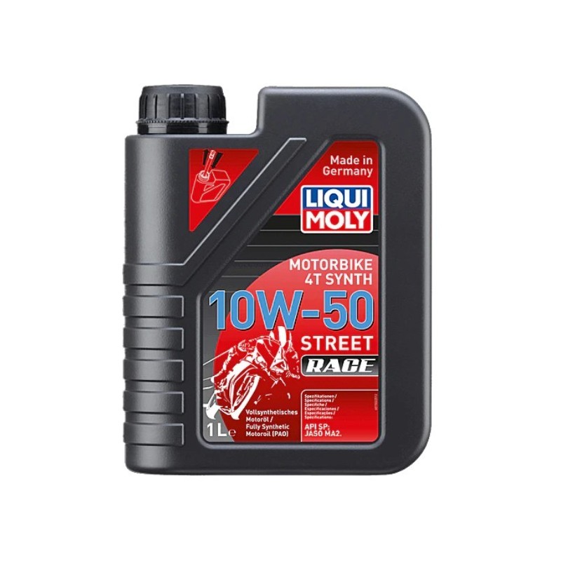 Motorcycle Oil Liqui Moly Motorbike 4T Synth 10W-50 Street Race 1L
