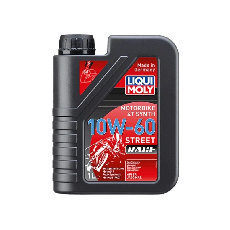 Liqui Moly Motorcycle Oil Motorbike 4T Synth 10W-60 Street Race 1L