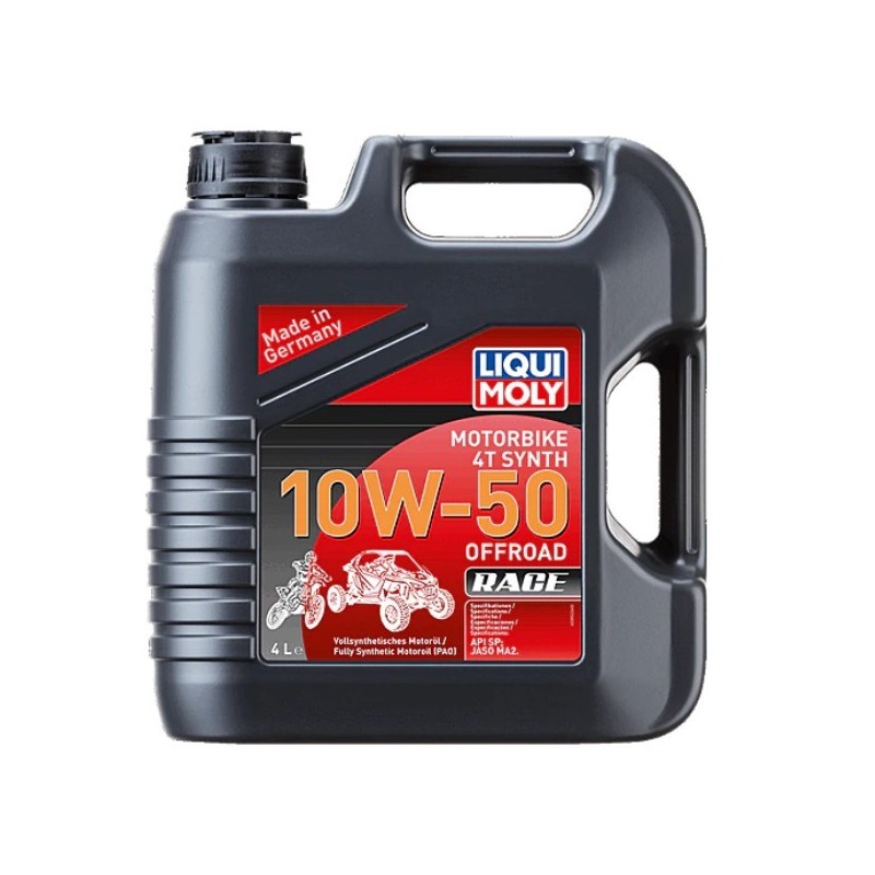 Motorcycle Oil Liqui Moly Motorbike 4T Synth 10W-50 Offroad Race 4L