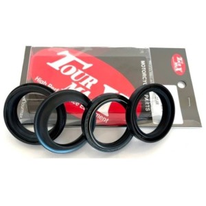 Set of Seals & Scrapers Forks 41x53x8-10.5 For Yamaha XT 600E -Tourmax FSD-054R